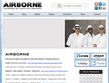 Tablet Screenshot of airbornejazz.com